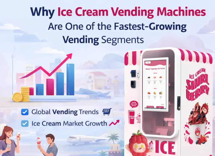 為什么冰淇淋自動售貨機(jī)是增長最快的自動售貨機(jī)領(lǐng)域之一