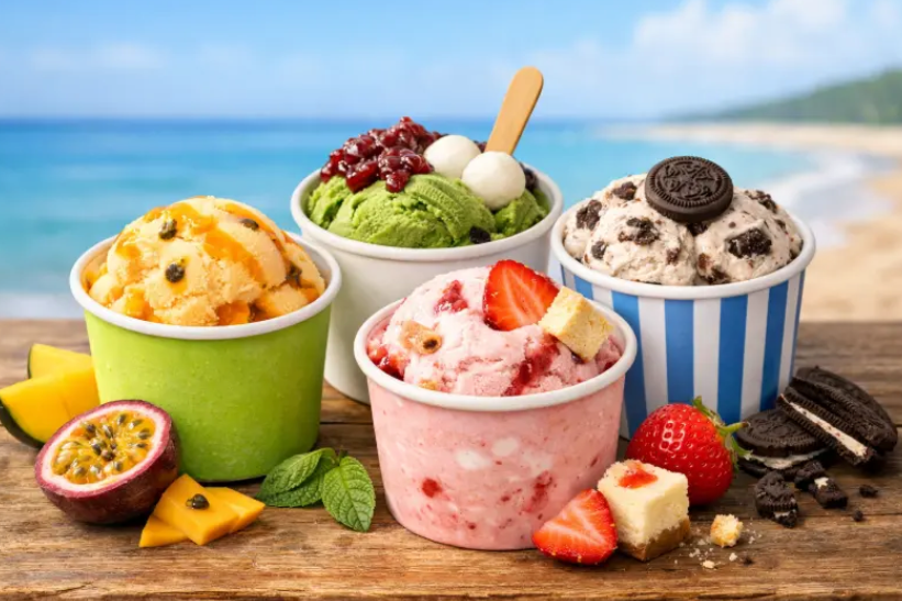 冰淇淋自動(dòng)售貨機(jī)推薦的10種創(chuàng)意冰淇淋配料