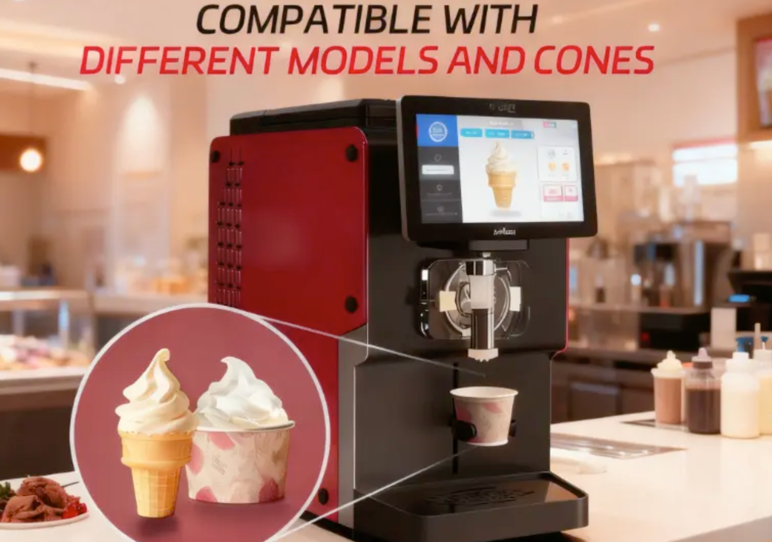 全自動(dòng)冰淇淋機(jī)如何解決全球商戶(hù)的核心運(yùn)營(yíng)痛點(diǎn)