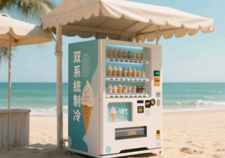 從暴曬街頭到滾燙沙灘，耐高溫冰淇淋售貨機(jī)如何守住美味