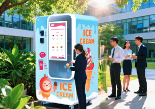 冰淇淋自動售貨機如何借助技術(shù)、選址、選品在中國市場盈利